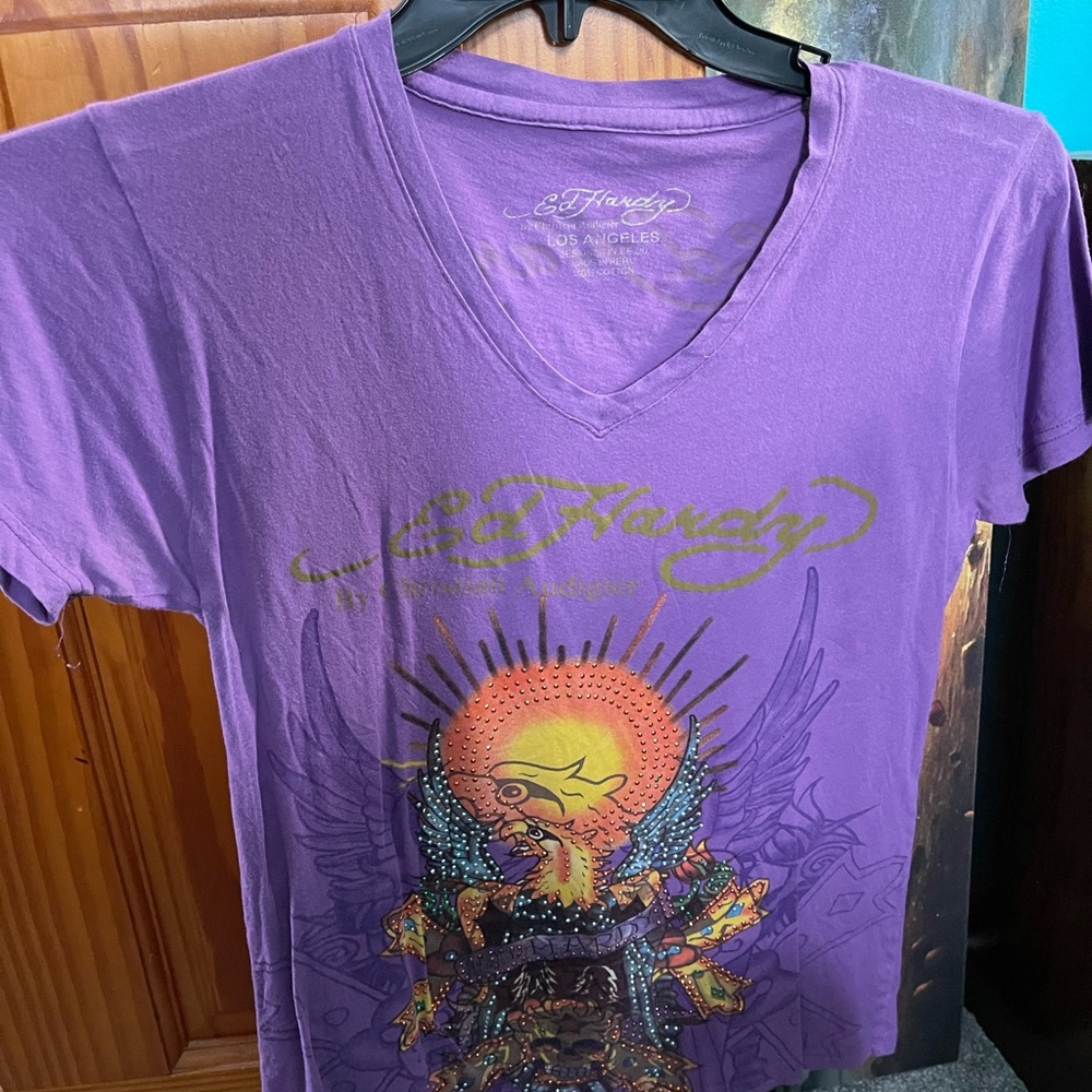 Ed hardy short sleeve women’s shirt